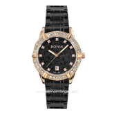 BONIA BNB10651-2037S Black Rosegold Stainless Steel